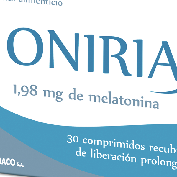 ONIRIA 1,98 MG DE MELATONINA. 30 COMPRIMIDOS RECUBIERTOS DE LIBERACIÓN PROLONGADA