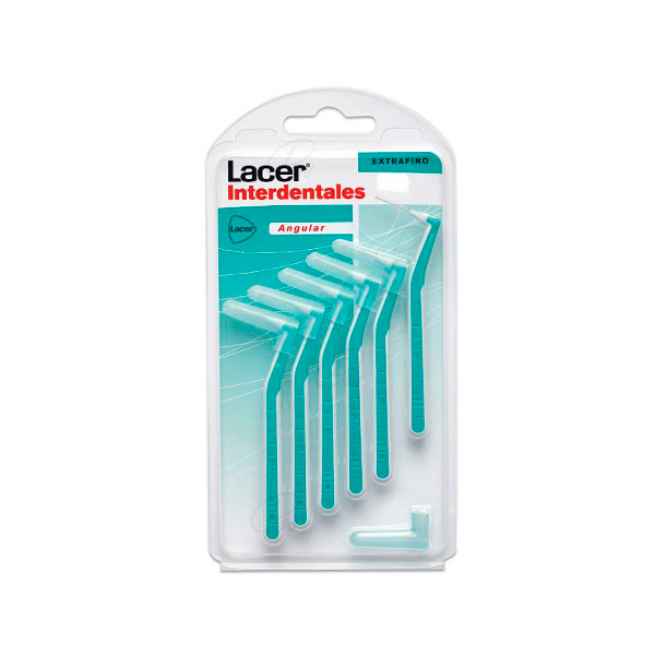 CEPILLO INTERDENTAL EXTRAFINO ANGULAR LACER 6 UDS