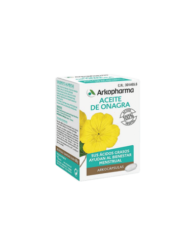 ACEITE DE ONAGRA ARKOPHARMA 500 mg 100 CAPSULAS