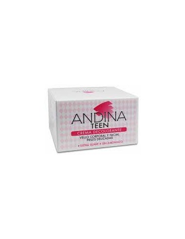 ANDINA TEEN O CREMA DECOLORANTE 1 TARRO 30 ml + POLVO 1 TUBO 10 ml