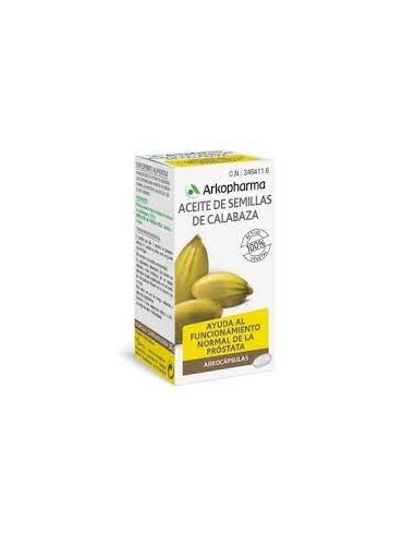 CALABAZA SEMILLAS ACEITE ARKOPHARMA 50 CAPSULAS