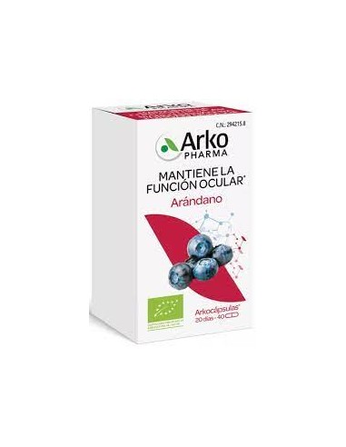 ARKOCAPSULAS ARANDANO BIO 40 CAPSULAS