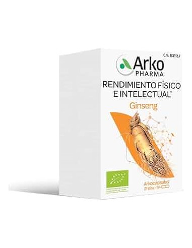 ARKOCAPSULAS GINSENG BIO 45 CAPSULAS