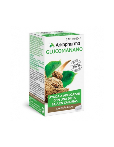 ARKOCAPSULAS GLUCOMANANO BIO 45 CAPSULAS