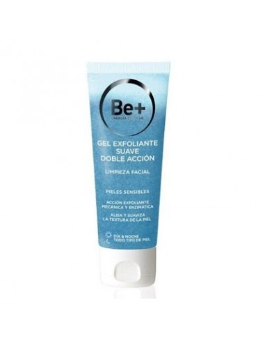 BE+ GEL EXFOLIANTE SUAVE DOBLE ACCION 1 TUBO 75 ml