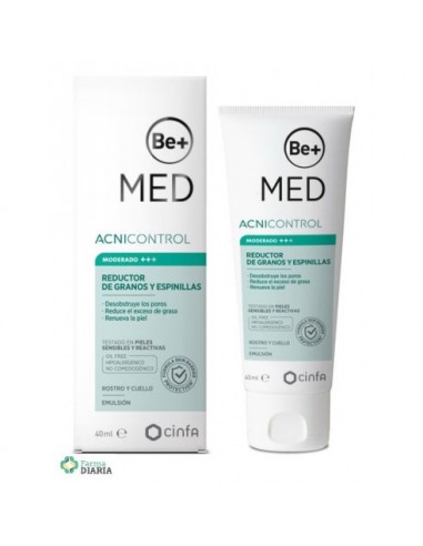 BE+ MED ACNICONTROL REDUCTOR DE GRANOS Y ESPINILLAS 1 ENVASE 40 ml