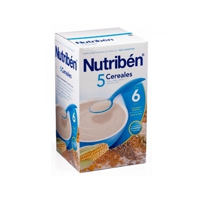 NUTRIBEN PAPILLA 5 CEREALES FIBRA 600 G