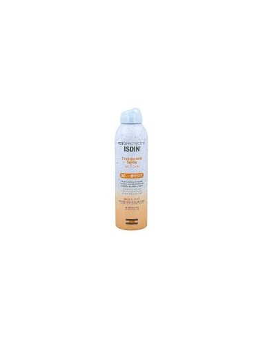 FOTOPROTECTOR ISDIN SPF 30 SPRAY TRANSPARENT WET SKIN 1 ENVASE 250 ml