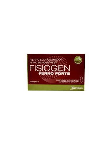 FISIOGEN FERRO 30 CAPSULAS