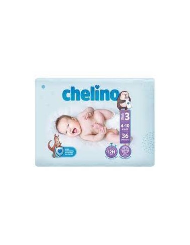 PAÑAL INFANTIL CHELINO TALLA 3 4 - 10 kg 36 PAÑALES