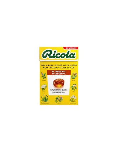 RICOLA CARAMELOS SIN AZUCAR HIERBAS CON STEVIA 1 ENVASE 50 g