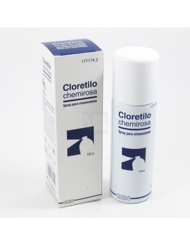 CLORETILO CHEMIROSA SPRAY PARA CRIOANESTESIA 1 ENVASE 100 g