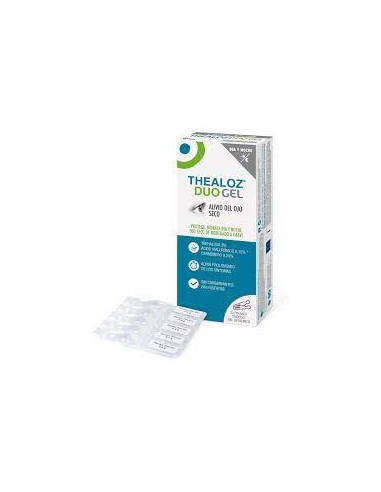 THEALOZ DUO GEL ESTERIL UNIDOSIS 30 UNIDOSIS 0,4 ml