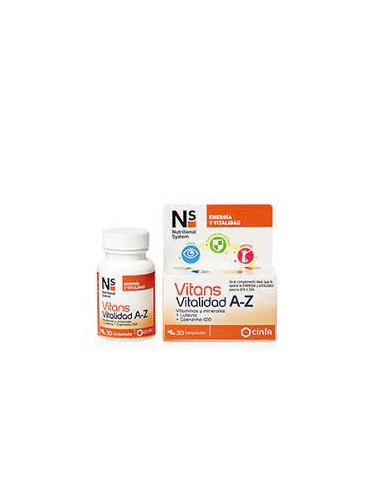 NS VITANS VITALIDAD A-Z 30 COMPRIMIDOS