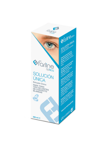 FARLINE OPTICA SOLUCION UNICA LENTES DE CONTACTO 1 ENVASE 360 ml