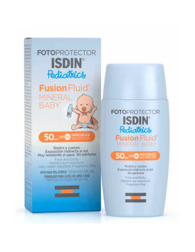 ISDIN FOTOPROTECTOR PEDIATRICS FUSION FLUID MINERAL BABY SPF 50 1 FRASCO 50 ml