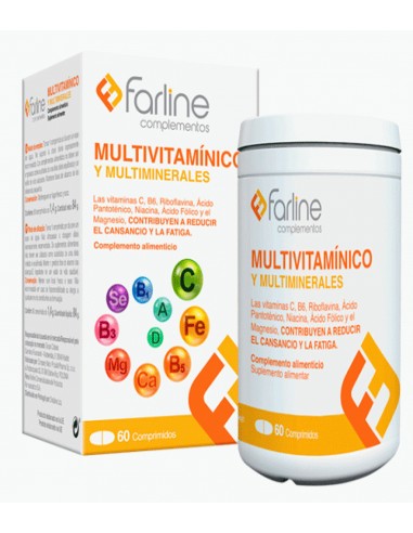 FARLINE MULTIVITAMINICO Y MULTIMINERALES 60 COMPRIMIDOS