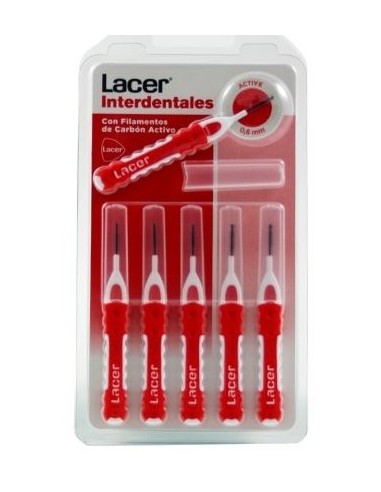 CEPILLO INTERDENTAL LACER ACTIVE 6 UNIDADES RECTO