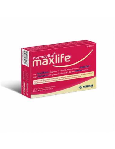 NORMOVITAL MAXLIFE 30 COMPRIMIDOS