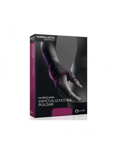 MUÑEQUERA PULGAR FARMALASTIC ADVANCE TECH 1 UNIDAD TALLA 1