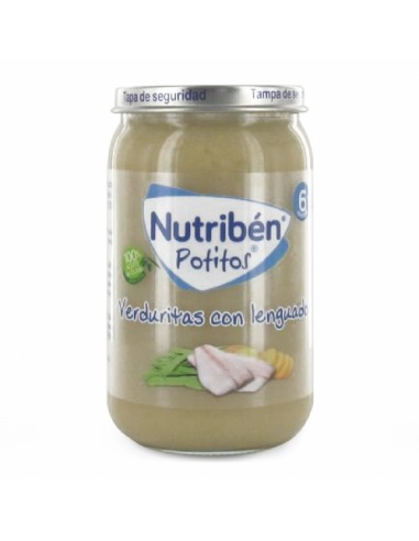 NUTRIBEN VERDURITAS CON LENGUADO 1 POTITO 235 g