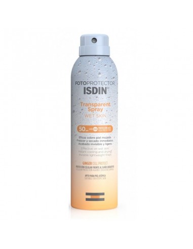 ISDIN FOTOPROTECTOR TRANSPARENT SPRAY WET SKIN SPF 50 1 ENVASE 250 ml