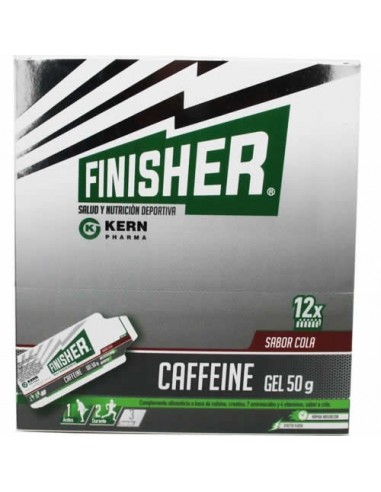 FINISHER CAFFEINE 12 SOBRES 50 g SABOR COLA