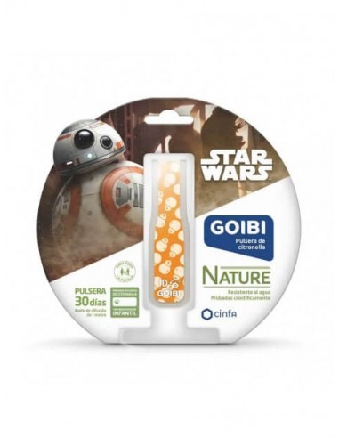 GOIBI PULSERA DE CITRONELLA NATURE 1 PULSERA STAR WARS BB8