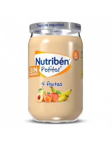 NUTRIBEN POTITOS 4 FRUTAS 1 ENVASE 235 g