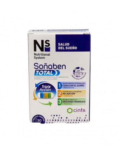 NS SOÑABEN TOTAL 30 CAPSULAS VEGETALES