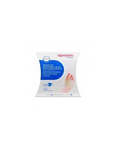 PROTECTOR METATARSAL GEL RECUBIERTO TEJIDO APOSAN DYNAMIC 2 UNIDADES TALLA L