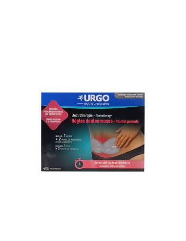 URGO PARCHE ELECTROTERAPIA RECARGABLE MENSTRUACIONES DOLOROSAS 1 PARCHE + 2 RECARGAS DE GEL