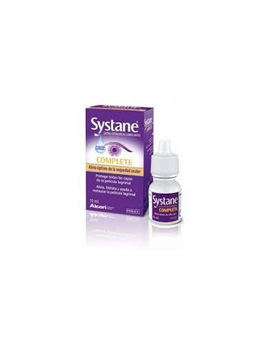 SYSTANE COMPLETE GOTAS OFTALMICAS LUBRICANTES SIN CONSERVANTES 1 FRASCO 10 ml