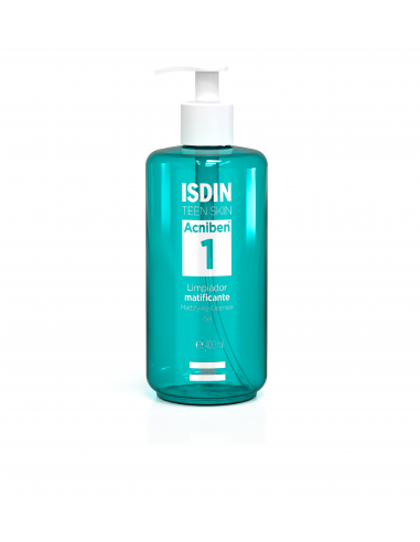 ISDIN TEEN SKIN ACNIBEN LIMPIADOR MATIFICANTE GEL 1 ENVASE 400 ml