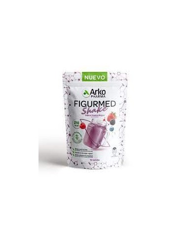 FIGURMED SHAKE BATIDO SUSTITUTIVO 1 ENVASE 350 g SABOR FRUTOS ROJOS