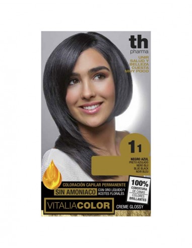 TH- VITALIA COLORACION PERMANENTE SIN AMONIACO 1.1 NEGRO AZUL