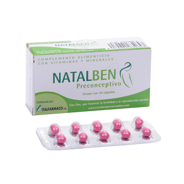 NATALBEN PRECONCEPTIVO 30 CAPS