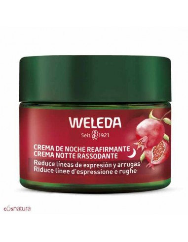 WELEDA CREMA DE NOCHE REAFIRMANTE DE GRANADA Y PEPTIDOS DE MACA 1 ENVASE 40 ml