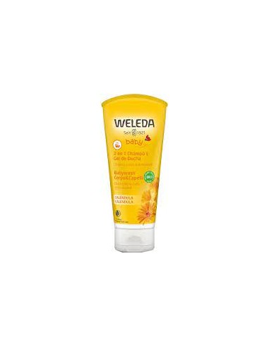 WELEDA CHAMPU Y GEL DE DUCHA CALENDULA 1 TUBO 200 ml