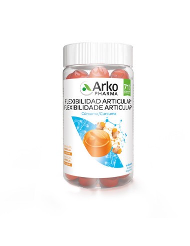 ARKOPHARMA FLEXIBILIDAD Y MOVILIDAD ARTICULAR 60 CARAMELOS DE GOMA SABOR NARANJA