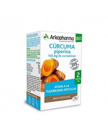 ARKOPHARMA CURCUMA BIO 80 CAPSULAS