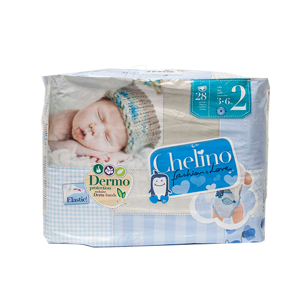 CHELINO FASHION & LOVE PAÑAL INFANTIL T- 2 (3 - 6 KG) 28 PAÑALES