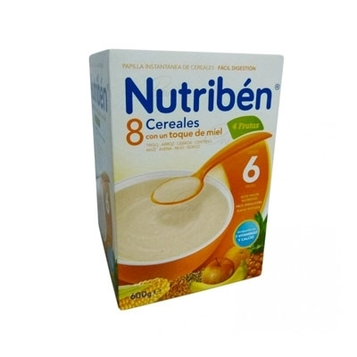 NUTRIBEN 8 CEREALES Y MIEL 4 FRUTAS 600 G