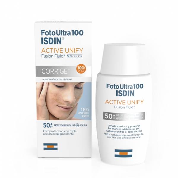 FOTOPROTECTOR ISDIN 100+ FUSION FLUID 50 ML ACT UNIF