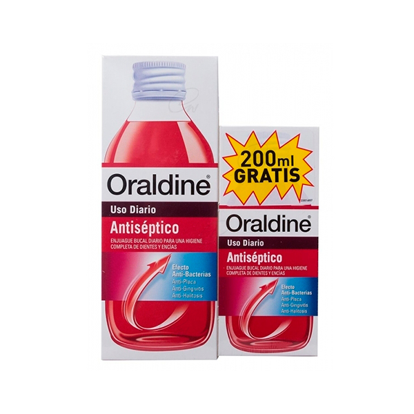 ORALDINE COLUTORIO ANTISEPTICO PACK 400 ML + 200 ML