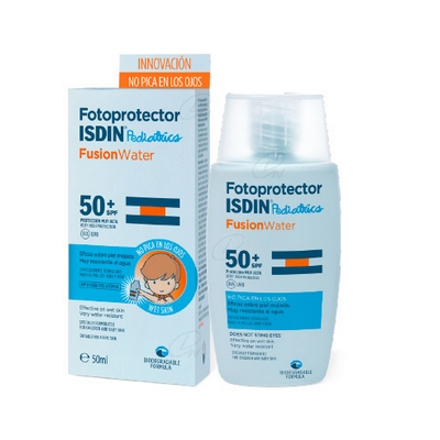 FOTOPROTECTOR ISDIN PEDIATRICS FUSION WATER 50+ 50 ML