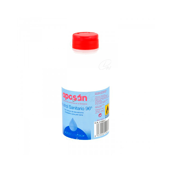 APOSAN ALCOHOL 96º CL DE BENZALCONIO 250 ML