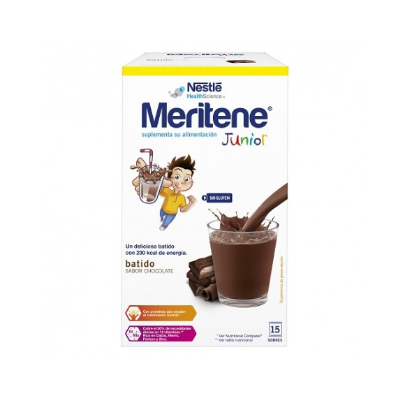 MERITENE JUNIOR 30 G 15 SOBRES CHOCOLATE