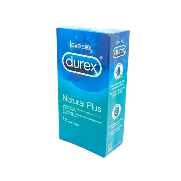 DUREX NATURAL PLUS 12 U