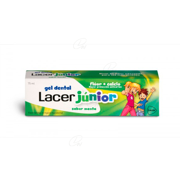 LACER JUNIOR GEL DENTAL 75 ML MENTA